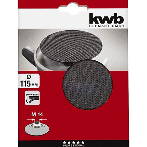 KWB plato p/ taladro med velcro 11 49487014 , Plato Velcro 115Mm M14 de la marca Einhell. (1/3)