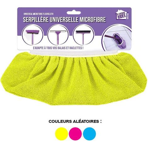 Accessoires de salle de bain - Serpillière universelle microfibre - Couleur aléatoire 30 cm