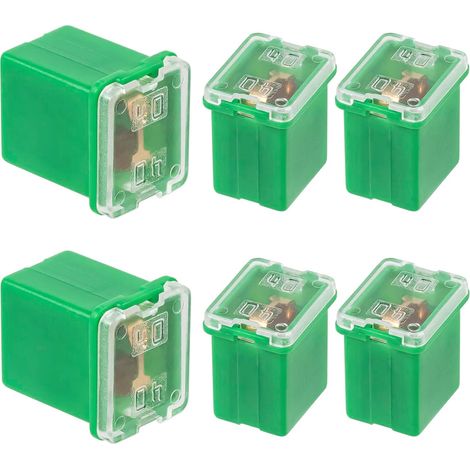 40A Square Fuse 40Amp Low Profile Box Shaped Fuses for SUV Car Trucks Boats (Pack of 6) (1/5)