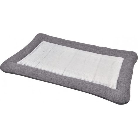 Coussin rectangle en textile pour chats et chiens - Gris anthractite - 90 x 60 cm - Gamme Cocoon - Livraison gratuite (1/5)