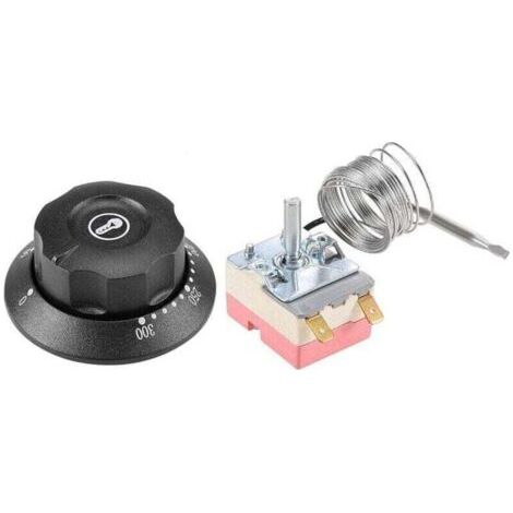 250V 16A 50-300C Contrôle Température Interrupteur Thermostat Capillaire pour Four Réfrigérateur Chauffage 2m