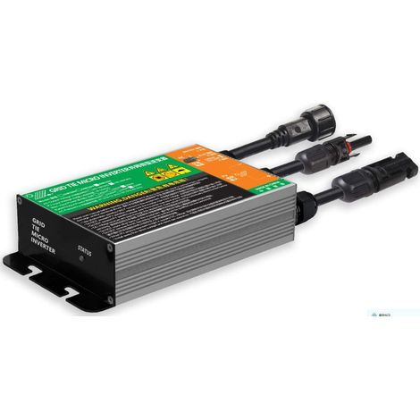 350W Pure Sine Wave MPPT Micro Inverter, 38-50V AC Input, 180-260V AC Output, for 36V Solar Panel, Balcony Power Station