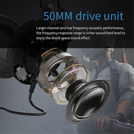Bluetooth-Headset G30-B Kabelgebundenes Gaming-Headset mit Beleuchtung (1/5)