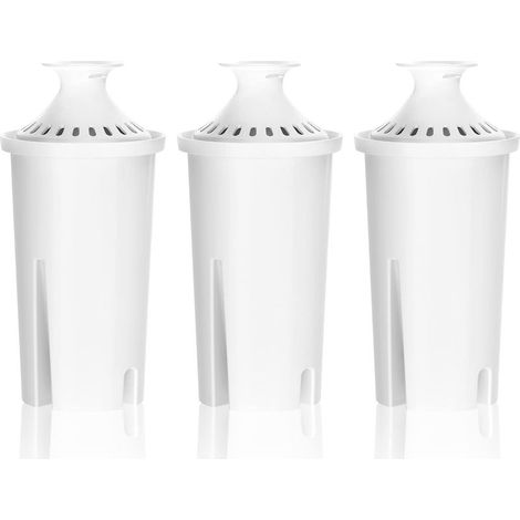 Lot de 3 filtres à eau certifiés NSF - Remplacement pour carafes et distributeurs Brita® Classic 35557, OB03, Mavea® 107007 et plus encore (1/5)