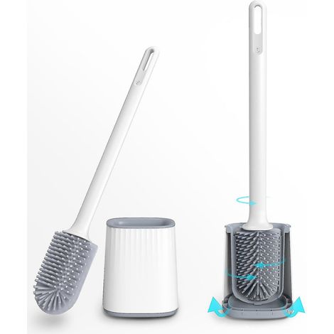 Brosse Toilette Silicone Long Manche (1/4)