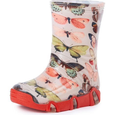 Ladeheid Bottes de Pluie Chaussure Enfant Fille Garçon SwkBW 28 (Mélange Papillon, 31/32 EU) (1/5)