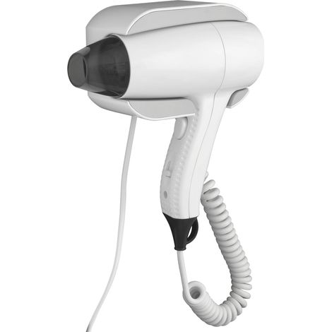 GEDY 50590200000 TRAMONTANA Secador de pelo 1200 W con soporte a pared blanco - ref: 50590200000 (1/2)