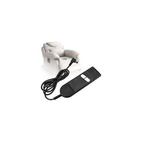 Controlador de sillón reclinable, control remoto manual para sillón de relajación, interruptor de control remoto de 2 botones