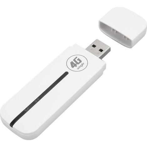 Clé USB Wi-Fi 4G : partagez jusqu'à 150 Mbps avec 10 utilisateurs. Routeur 4G portable, point d'accès Wi-Fi USB pour l'Europe, compatible avec téléphones et ordinateurs.