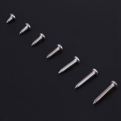 500 selbstschneidende Linsenkopfschrauben M3 Edelstahl 304 - Packung mit 500 Stück (1/5)