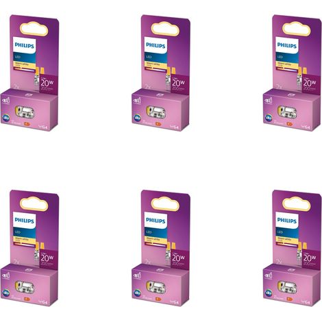 Philips Conjunto Pack G4 Bombilla Cápsula 20W 12V No Regulable Luz blanca cálida - 12 unidades (1/3)