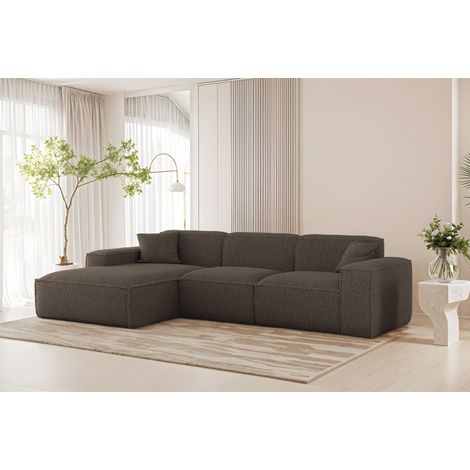 Ecksofa Designersofa CELES PREMIUM in Stoff Sven Braun Ottomane Links (1/3)