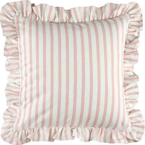 TOM TAILOR funda de cojín VOLANT - 1 unidad 45x45 cm, Rosa