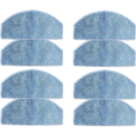 Lot de 8 pièces de rechange pour aspirateur robot Laresar Evol 3 : lingette de nettoyage. (1/5)