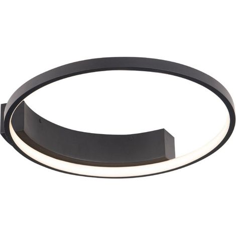 Plafonnier anneau noir Ø40 LED 25W Velvet Maxlight (1/3)