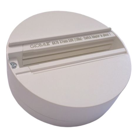Luminaire MSC ga70 accessoire éclairage 3 phases blanc