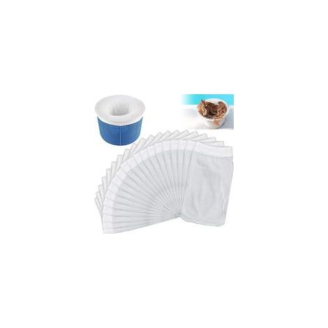 Lot de 20 chaussettes d'écumoire de piscine en nylon élastique – (1/5)