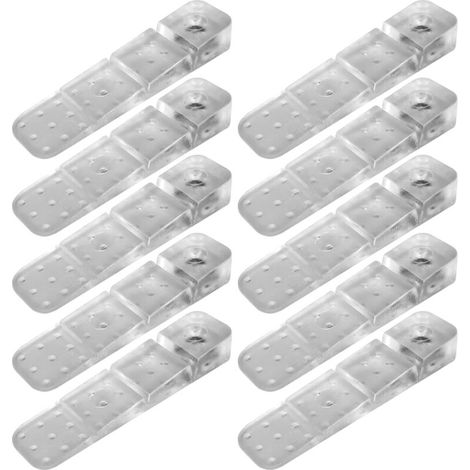 – Lot de 10 cales auto cassantes 60mm – Transparent – Ajustement optimal pour meubles – Idéal pour calage précis (1/5)
