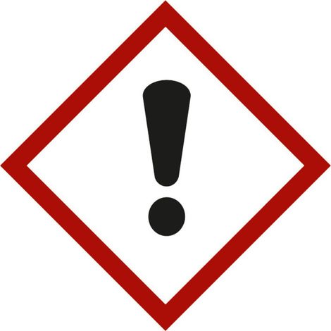 Gefahrstoffsymbol Ausrufezeichen, Typ: 03015