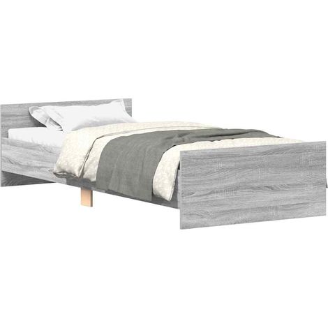 Giroletto Grigio Sonoma 90x190 cm in Legno Multistrato vidaXL (1/5)