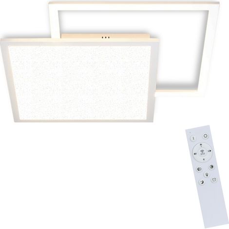 GBLY Deckenlampe LED Deckenleuchte Dimmbar - Wohnzimmerlampe Modern Wohnzimmer küchenlampe mit Sternnenhimmel Design 46W Deckenbeleuchtung für Schlafzimmer Arbeitszimmer Hotel Büro Küche