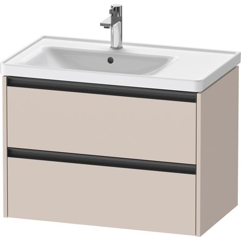 Duravit Ketho.2 bâti-support lavabo suspendu, 2 tiroirs,
