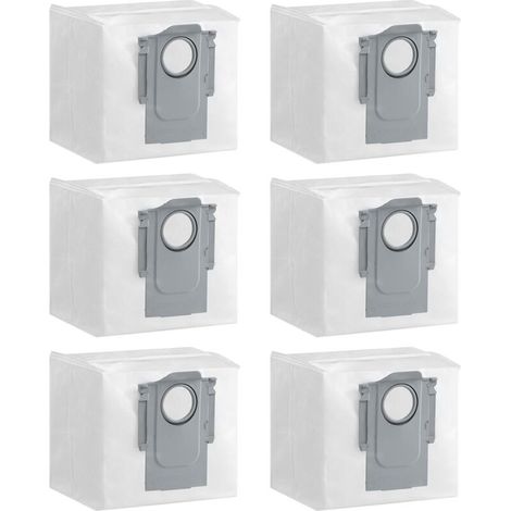 6 Sacs pour roborock Q7 L5+, Accessoires pour Aspirateur roborock Q7 M5+, Q5 Pro+, S7 Max Ultra, Q8 Max+, Q10 S5+, Q5 Max+, Q7 Max+, S8+, S7 MaxV Ultra, S7 Pro Ultra 2,5L Capacité de Rechange