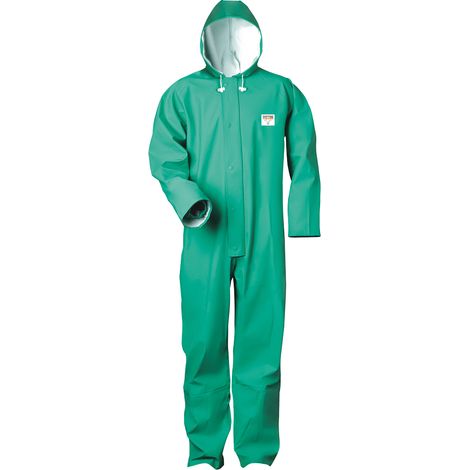 Gr .3XL (66/68) CHEM-STAR OVERALL grün CHEM-STAR COVERALL WITH HOOD (1/2)