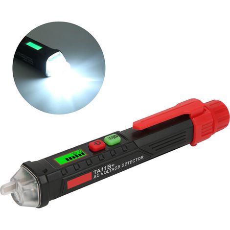 Testeur de tension à affichage numérique, stylo testeur sans contact, outil multifonction pour électricien (1/5)