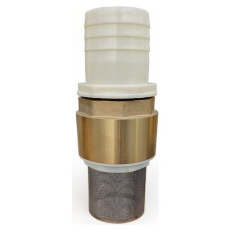 Messing-Rückschlagventil mit Sieb und Manschette, für Pumpe – 3 Zoll (80 mm) (1/5)