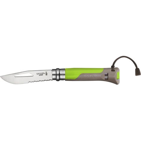 Opinel N°08 Outdoor Taschenmesser grün multifunktional Camping (1/2)