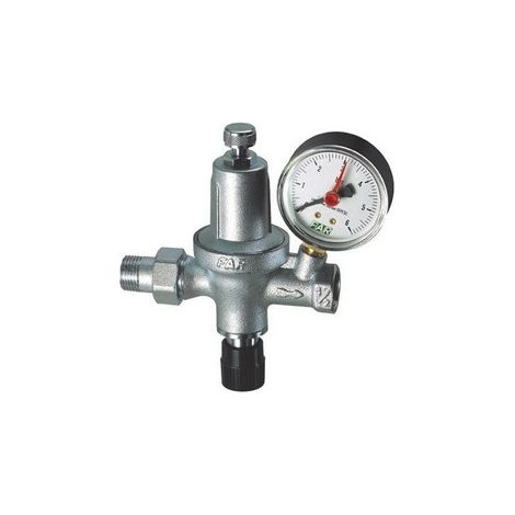 GRUPPO DI RIEMPIMENTO AUTOMATICO CROMATO CON MANOMETRO (FAR) M.F. 1/2 gas