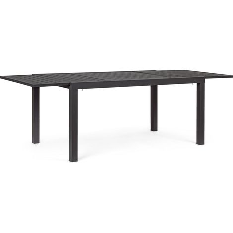 Tavolo allungabile in Alluminio dogato 160-240X90 Antracite (1/4)