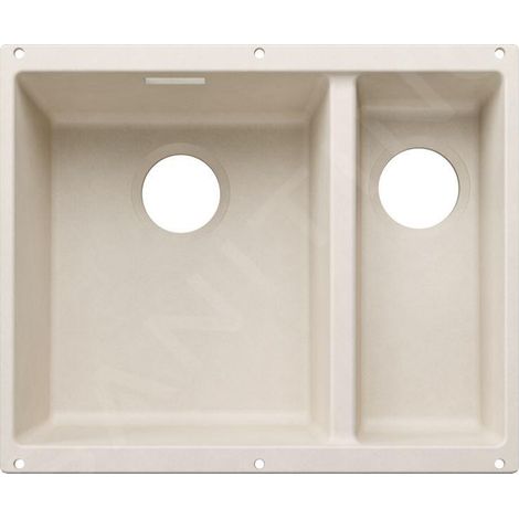 Blanco Subline 340/160 - Évier en silgranit, 53x40 mm, bac à gauche, blanc soft 527820 (1/2)