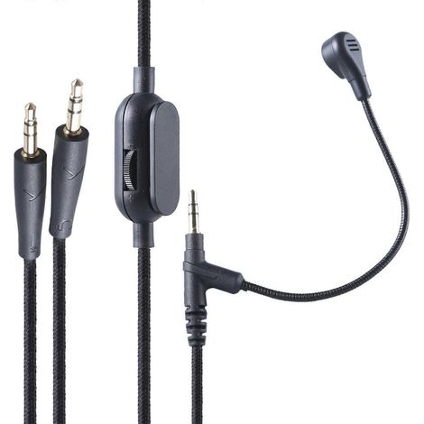 Klares und stabiles Mikrofonkabel mit Mikrofonarm für 1000XM5/XM4 Kopfhörer