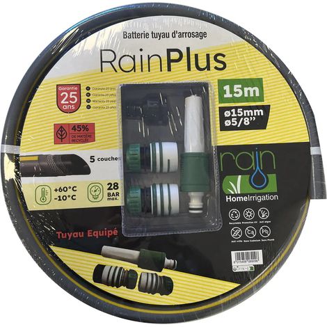 Batterie Tuyau Rainplus D15x15m 28b - Rain Irrigation