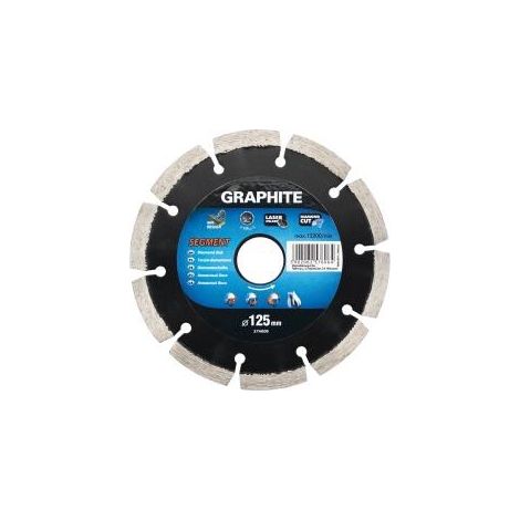 Disque diamant professionnel graphite 125 mm 2.2 mm