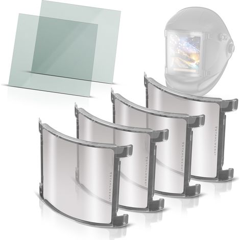 Lenti di ricambio per casco da saldatura STAHLWERK set di 6 lenti di ricambio interne ed esterne per TITAN