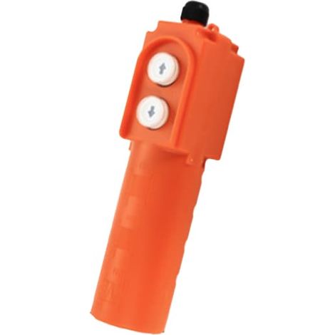 Interrupteur à bouton-poussoir étanche 220 V pour pont roulant électrique, commande de montée/descente haute puissance, matériau durable, noir, taille standard pour usage industriel (1/5)