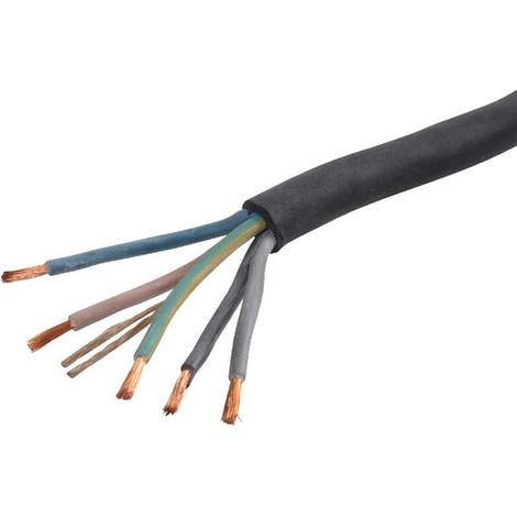 Cable de pl谩stico 5x2,5 mm虏 HELUKABEL H07RNF525