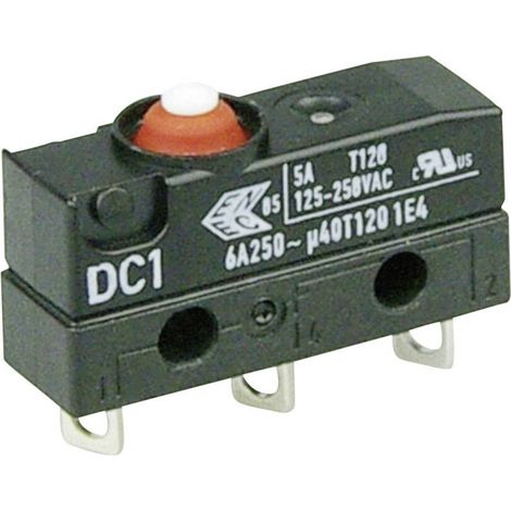ZF DC1C-A1AA Microinterruttore DC1C-A1AA 250 V/AC 6 A 1 x On / (On) IP67 Momentaneo 1 pz.