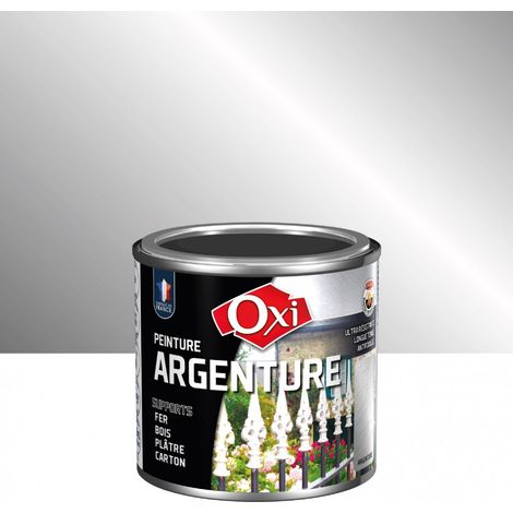 Pintura con efectos metálicos 125ml Plata - Oxi (1/3)