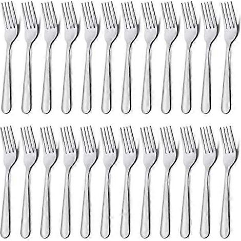 Lot de 24 pièces dîner fourchettes lot 7.1 pouces, fourchettes silverware, fourchettes pour maison (1/5)