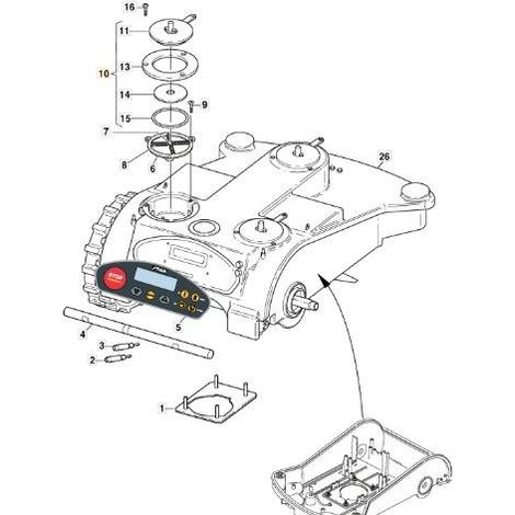 PIASTRA URTI ORIGINALE STIGA - 1126-1132-01