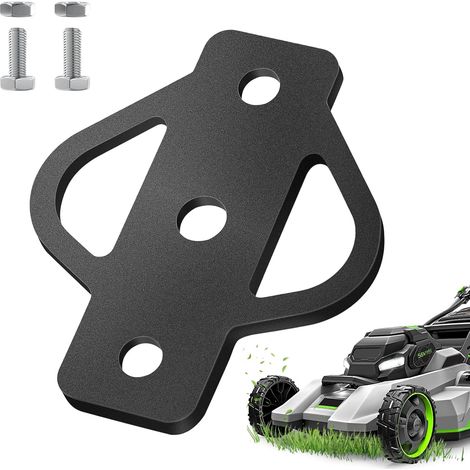 Attelage de remorque à 3 voies universel avec deux vis de montage pour tracteur à gazon, tondeuse autoportée, remorque, tondeuse à gazon, accessoires en acier, noir (1/5)