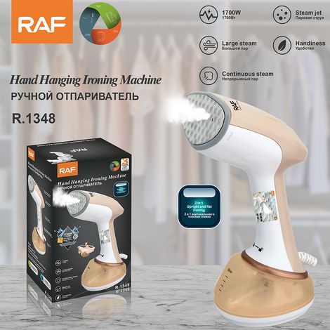 Défroisseur vapeur portable aux normes européennes - Fer à repasser électrique pliable et compact pour la maison - Utilisation sur vêtements secs et humides - Appareil à repasser - Repassage de vêteme (1/5)