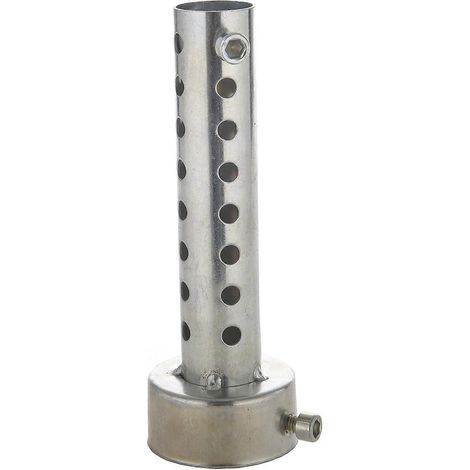Silencieux d'échappement de moto avec chicane intégrée 48 mm x 140 mm