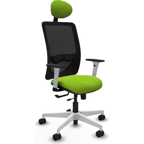 Silla de oficina piqueras y crespo Zulema pistacho similpiel (1/2)