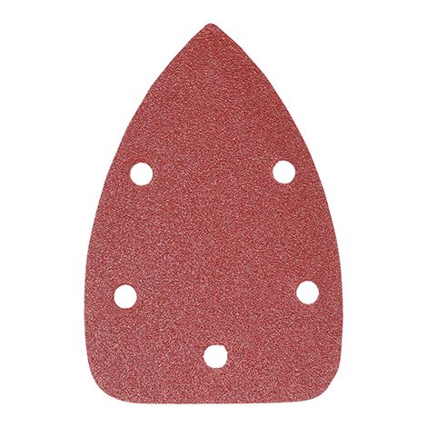 TIMCO Detail Sanding Pads 80 Grit Red - 95 x 136mm