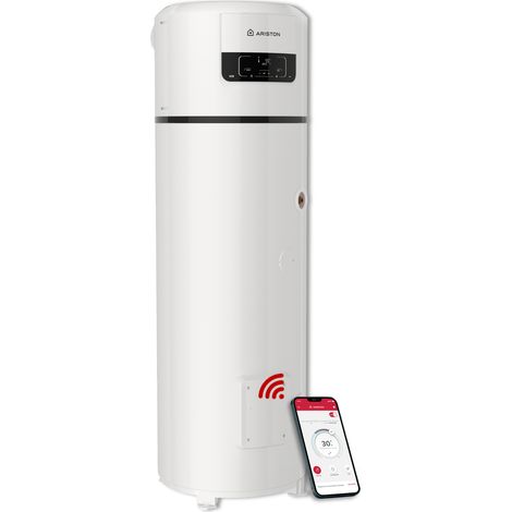 Ariston NUOS S2 PLUS WIFI 250L – Chauffe-eau Thermodynamique Gainable A+, R290, Cuve Titane, Made in France